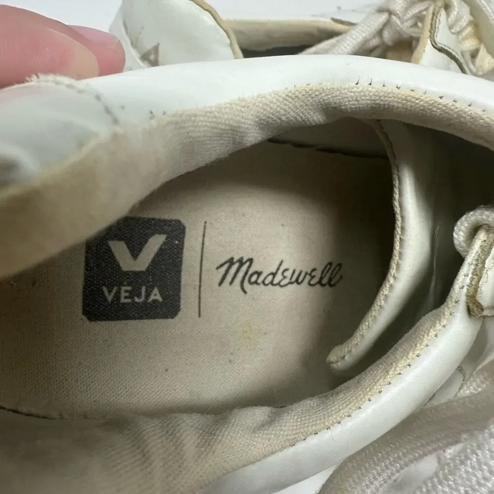 Veja x Madewell Esplar Low Sneakers Size 8 39 Women’s Shoes White Leather Casual